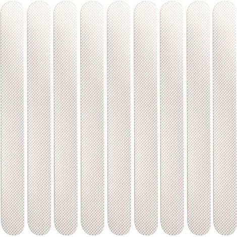 High Quality Anti-Slip Stickers for Bathtub and Stairs (White) [24 Pieces 2 x 20 cm] (1/4)