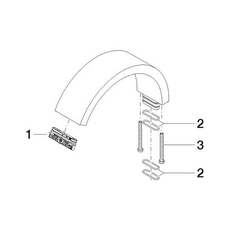 Dornbracht 90117001200-36 Bec de remplacement pièces détachées