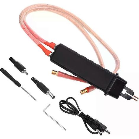 Stylo de soudage par points portatif intégré 1500 A avec interrupteur à gâchette, batterie 18650 incluse, pour acier inoxydable/nickel (1/4)