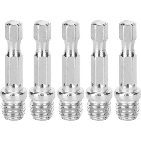 Adaptateur de bielle de perceuse, perceuses électriques, arbre à vis, bâton de Conversion de disque M10 5 pièces (1/5)
