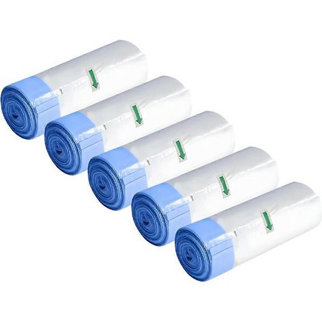 5 Rolls Self nettoyage chat Litter boîte Liners 20 Counts Extra Thick pour automatique chat Litter boîte Robot avec (1/5)