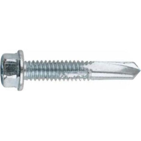 (5,5X38) TORNILLO PARA VIGA AUTOTALADRANTE CON CABEZA HEXAGONAL TORNILLO(100U) - INDEX