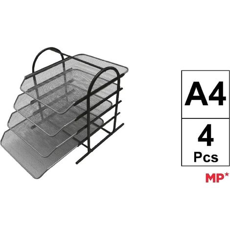 Étagère métallique pour documents avec 4 tiroirs