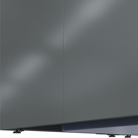 Boîte à ordures, avec couvercle qui s’ouvre facilement. Des ouvertures de ventilation avec des lames. Compartiments pour le stockage des déchets. Étanche. Quatre portes. (1/5)