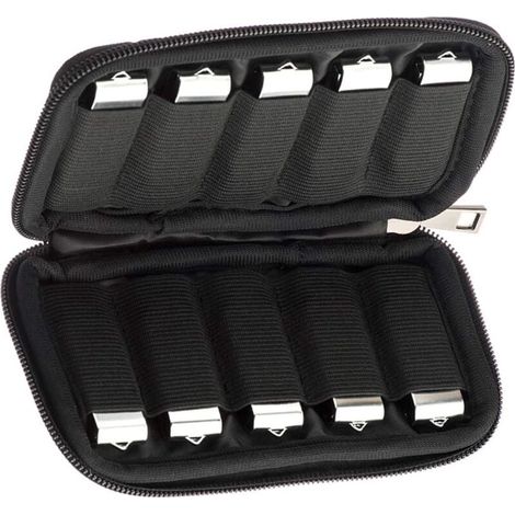 Aufbewahrungstasche für USB-Flash-Laufwerke, Organizer für elektronisches Zubehör für USB-Flash-Laufwerke/Pendrives/Gig Drives/Jump Drives (1/4)