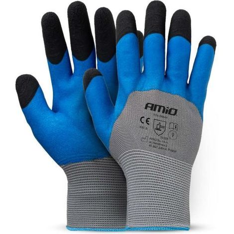 Gants de protection enduits de mousse de polyester, taille 3/4, 9, 3131X, lot de 4, amio-04644 (1/3)