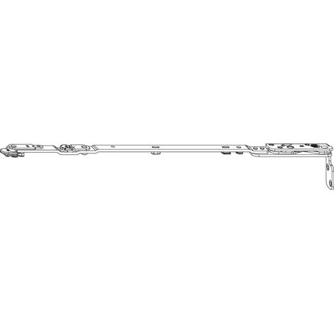 MACO DK-Scherenarm POWER 13V Holz FT24 FFB 801-1300 mm silber rechts (217474) (1/2)