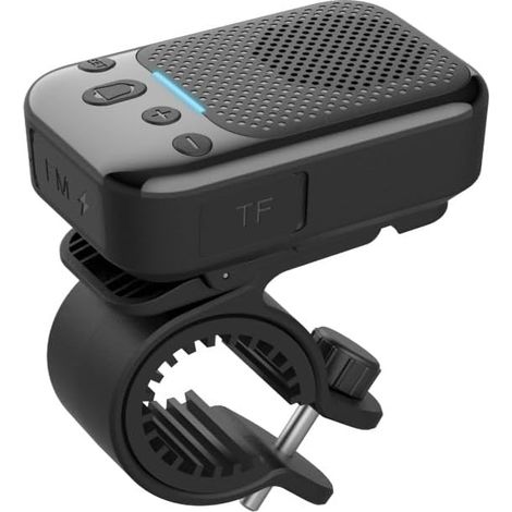 Enceinte Bluetooth portable à clip Tosuny, support magnétique pour guidon vélo, radio FM, TWS, pour cyclisme, golf et travail (1/5)
