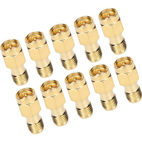 Connecteur SMA inversé, adaptateur RF SMA mâle vers femelle, vendu par paquets de 10. (1/5)