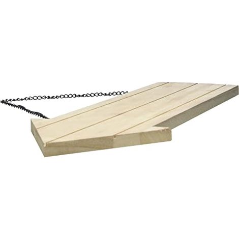 Rayher 6199000 Freccia legno, targa legno, cartello freccia direzionale, personalizzabile, da appendere, con catena in metallo, vintage, decorazione, 40 x 15 cm (1/3)