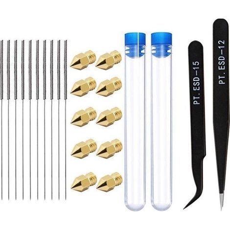 Kit d'entretien buse imprimante 3D oem mk8 0.4mm plastique