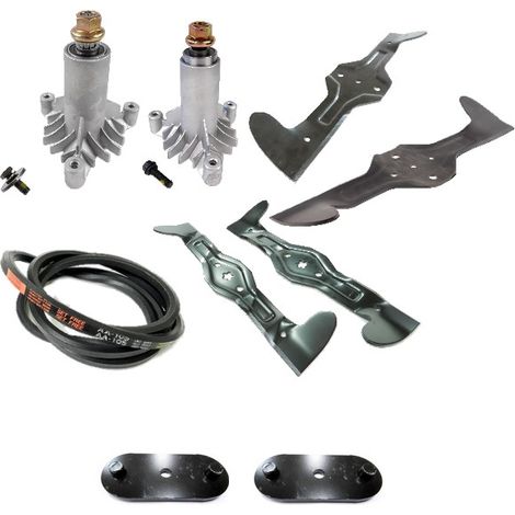 Kit de lames pour tracteur tondeuse 92cm – Compatible Husqvarna et Mc Culloch – 4 lames pour coupe précise – Remplacement efficace – Bestgreen