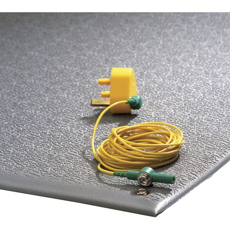 COBA, Tapis anti-fatigue COBAstat, conducteur, avec câble de (1/4)