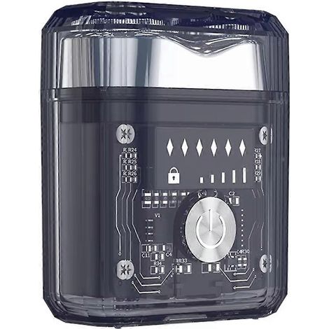 Neuer Mini-tragbarer transparenter Elektrorasierer mit Doppelklinge A (1/5)