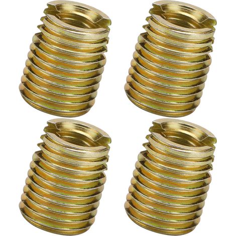20 pièces d'inserts filetés autotaraudeurs en acier au carbone 302 (intérieur M40,7 extérieur M6,50,75) (1/5)
