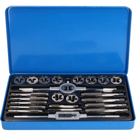 Taraud Et Filière 1/8"- 1/2" Sae + Épaisseur 24PcAec (1/4)