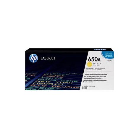 Hewlett Packard HP CE272A / 650A Original Toner Gelb für ca. 15.000 Seiten (1/5)