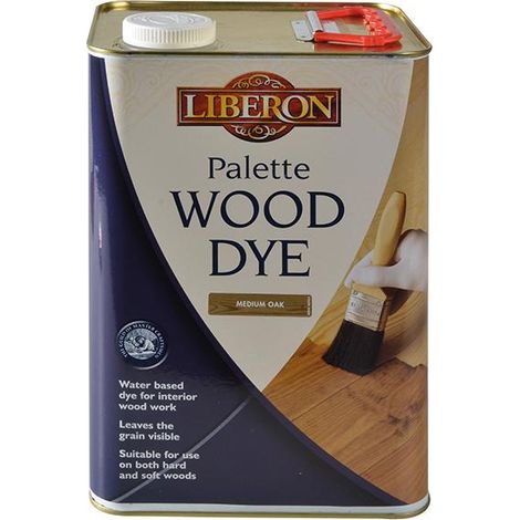 Liberon Interior Floor and Woodwork Palette Wood Dye - Medium Oak - 5L