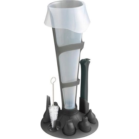 Mastrad Set für Spritzbeutel schwarz aus langlebigem Silikon (1/5)