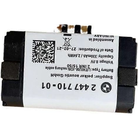 Batterie de secours SOS 84102447710 84109361678 Compatible avec F20 F22 F40 G30 F90 (1/2)