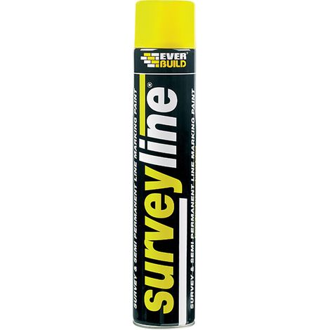 Everbuild Sika Survey Line® Marker Spray in Yellow, 700ml (1/6)