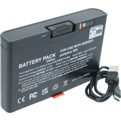 vhbw Batería compatible con JBL Boombox 4 altavoces, cajas acústicas (4600 mAh, 21,6 V, Li-Ion) (1/5)
