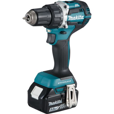 Perceuse visseuse BL 18V LXT (2x5,0 Ah + 1 x3,0 Ah) en MAKPAC - MAKITA DDF484JX1 (1/4)