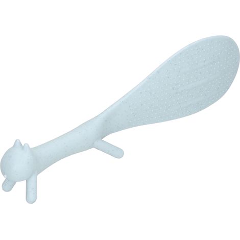 Rice Spoon Lovely Squirrels Shape Standing NonStick Rice Spoon Kitchenware for Home Kitchen(Green )