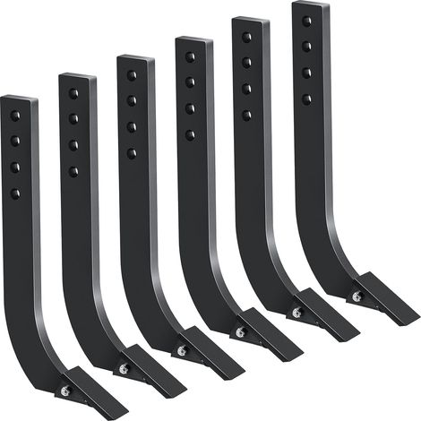 Dents Scarificateur 18 Pouces pour Box Blade Tracteur, Lot de 6 Pièces en Acier (1/5)