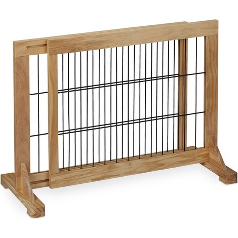 Barrera de seguridad extensible y ajustable para niños y animales 75 x 85 cm de PVC blanco 130011110 (1/5)