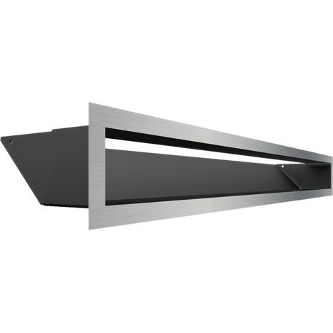 Lüftungsgitter LUFT 9x80 Edelstahl (1/5)