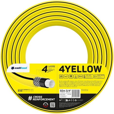 TUYAU D'ARROSAGE 4 JAUNE 3/4'' 50M - C 10-522 (1/3)
