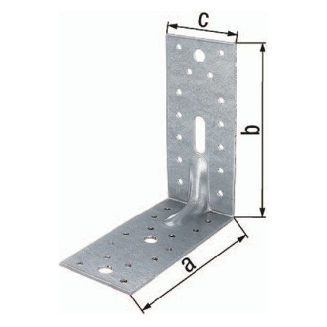 GAH 335724 Schwerlast-Winkelverbinder ETA-8/165 150 x 150xS2,5mm Anzahl Löcher 1 (1/2)
