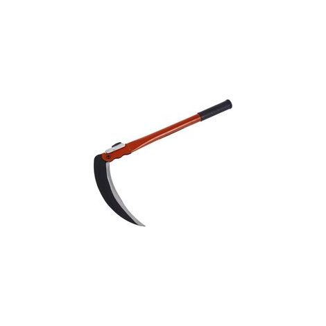 CHOYCLIT Faucille multifonctionnelle agricole, forestière et de jardin en acier au manganèse + poignée en PVC faucille
