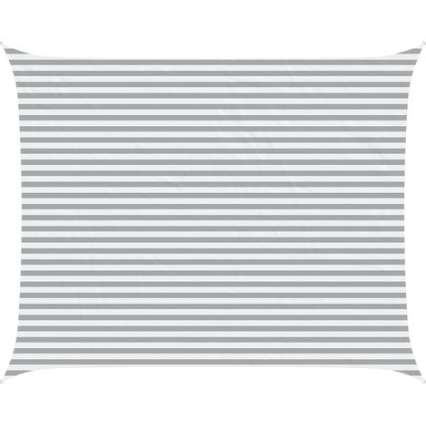 Toldo Vela de Sombra Gris claro y . 5 x 4 m vidaXL