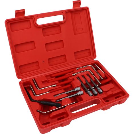 Kit d'outils de 12 pièces pour le démontage des coussins d'air de suspension, compatible avec les garages et les ateliers de réparation automobile Mercedes. (1/5)
