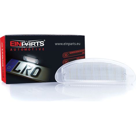 Luz LED para matrícula 6000K Blanco frío 12V CANBUS para Renault Clio II 3D/5D, Renault Twingo I (1/4)
