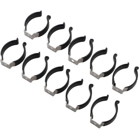 Support ressort 20/45mm inox/caoutchouc base étroite, pour abri (1/5)