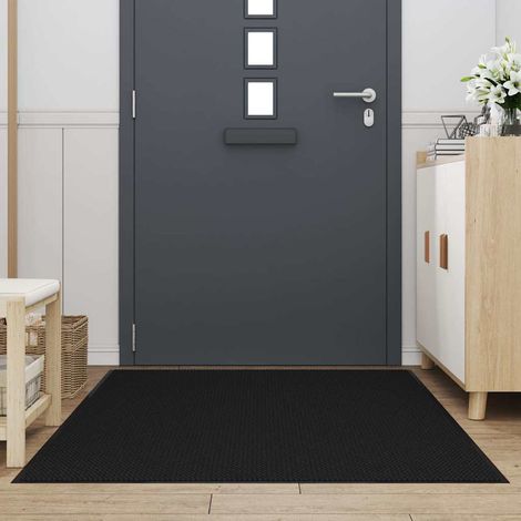 Paillasson,Tapis d'entrée noir 115x200 cm CFW737022 (1/5)