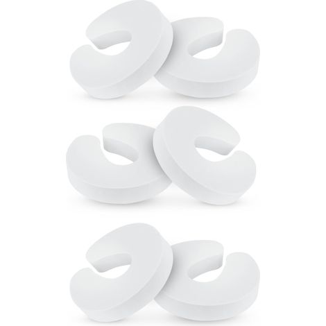 Protector De Pincement De Porte - 2,2 Cm D Epaisseur - En Mousse EVA Souple Et Non Toxique - Pour Portes Intérieures - Lot De 6 (1/5)