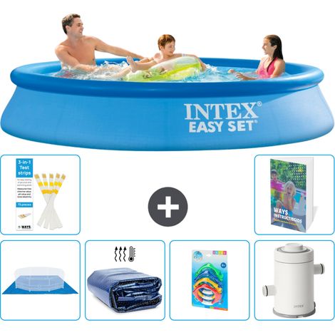 Intex Piscine Easy Set Ronde - 305x61 cm - 7-pièces S123 (1/5)