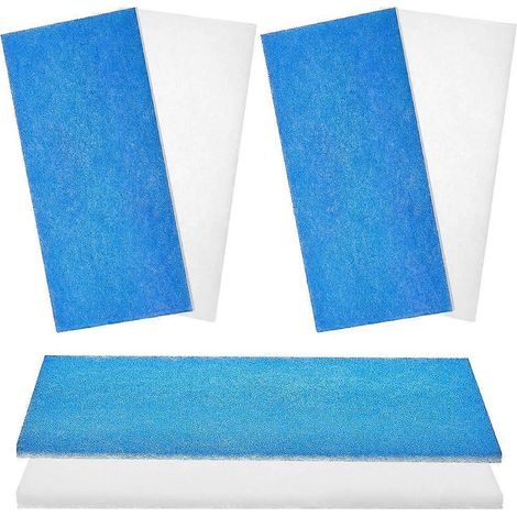 Ensemble de filtres pour pistolet à peinture/cabine de peinture en 3 pièces, coussinet filtrant pour cabine de peinture, filtre d'échappement pour cabine de peinture, élément filtrant de rechange en f (1/5)