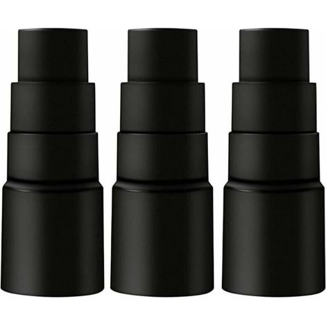 Lot de 3 adaptateurs pour tuyau d'aspirateur - Pour Kärcher Bosch Parkside Makita Metabo Black & Decker - 3