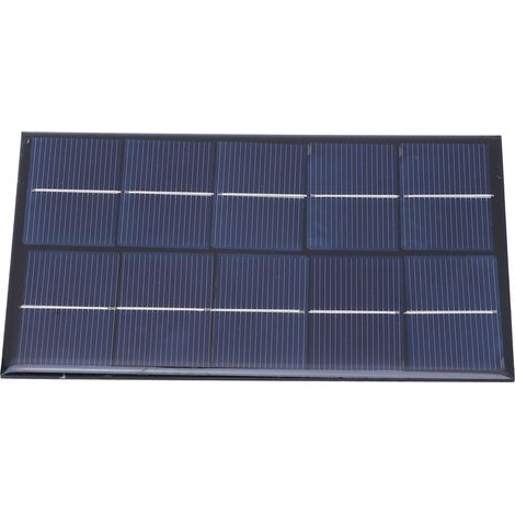 Solarpanel-Ladegerät 2W Hoher Wirkungsgrad Energiesparend Wasserdicht UV-beständig für kleine Lüftermotoren LED-Leuchten 5V (1/5)