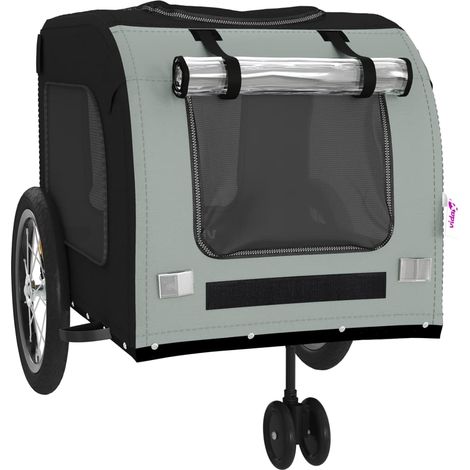 Rimorchio/carrello per animali domestici nero 020044276