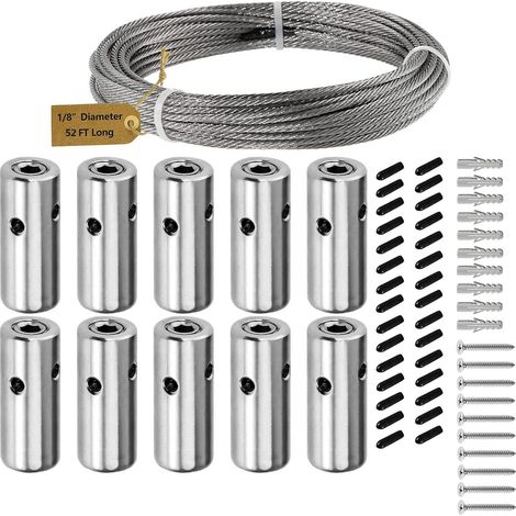 Spaliersystem Gartendraht Set Stahlkabel Set