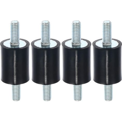 Support Isolateur Anti-Vibration M5 - 4 Pièces - Caoutchouc Et Métal - Réduction Bruit - Pour Moteur Et Pompe - 15x20mm (1/5)