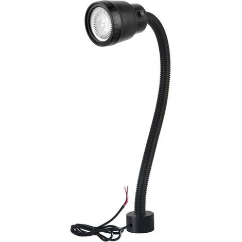 Lampe magnétique flexible à LED 5 W 24 V pour machine de travail ou fraisage (24 V) (1/3)