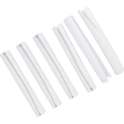Protecteur de tronc d'arbre en plastique, 6 pièces, enveloppe de protection pour jeunes plants contre cervidés, lapins, chats, rongeurs et tondeuses. (1/5)