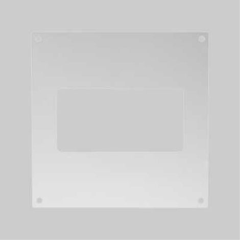 Copriforo per tubo rettangolare mm 110x55 PES
